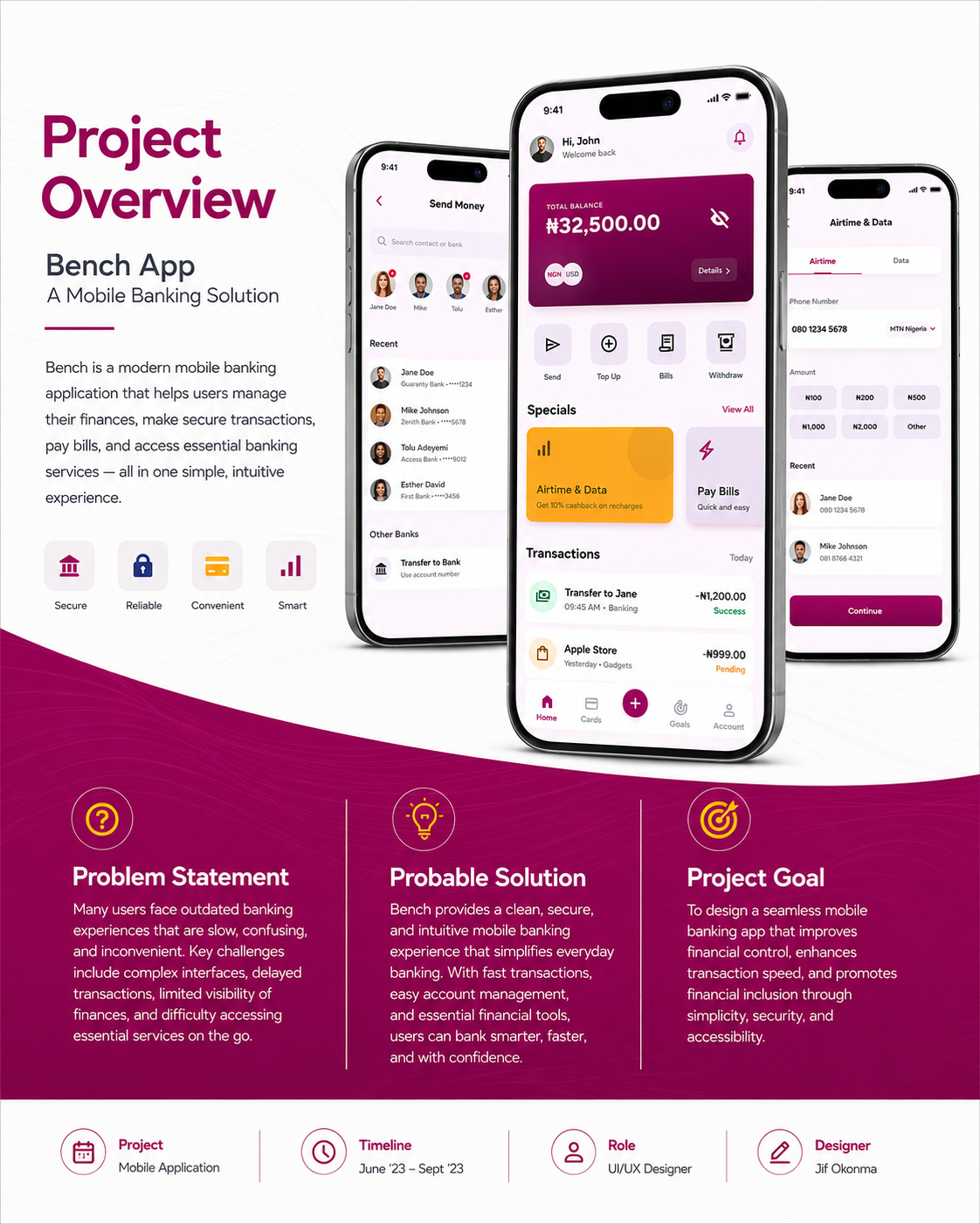 Bench App — Mobile Banking